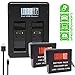 Produktbild LOOKit Dual Ladegerät + 2X LOOKit Akku AABAT-001-1220mAh - AHDBT 501 Fuer Hero 7 Black Hero 6 Hero 5 Hero 2018 hero7 hero6 hero5 hero218
