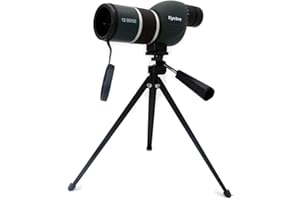 NUZAMAS 12-36X50 Spektiv-Teleskop und Stativ-Set - Wasserdichtes Zoom-Einrohr-Teleskop-Monokular für Vogelbeobachtung, Reisen, Jagd, Angeln, Fußballspiele, Outdoor-Konzerte