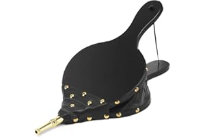 ZWPARTS Mantice per Camino 40 cm, Grande Soffietto in Legno per Camini e Grill Soffiatore ad Aria Manuale Wooden Fire Naturale per Camino Campeggio Barbecue con Cinturino