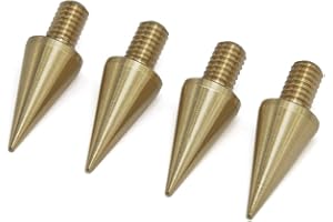 PrecisionGeek - Kolce Głośnikowe M4 x 7mm L- 20mm, Mosiądz (4 sztuki)