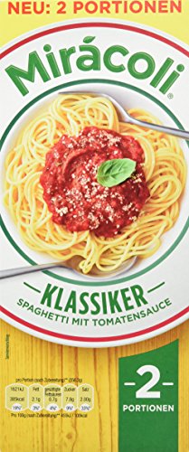 Preisvergleich Produktbild Mirácoli Spaghetti 2 Portionen Klassiker mit Tomatensauce, 11er Pack (11 x 285 g)