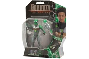 GORMITI THE NEW ERA - Scion Del Clan Della Terra Glen Lancia Sfere, Action Figure 15 Cm Con Funzione Attacco, Gormita Articolato Con Armatura Effetto Silver, Per Bambini A Partire Dai 3 Anni
