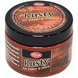 Geeignet für Scrapbooking. Viva Decor Rusty Acryllack für Papier und mehr - 150 ml in Rostorange