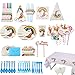 Produktbild EXTSUD 110 teilig Einhorn Party Set Geburtstag Geschirr Set Partygeschirr Pappteller Teller Becher Servietten Pappbecher Tischdecke Gabeln für Kinder Geburtstagsgeschenk,Kindergeburtstag,Party Deko
