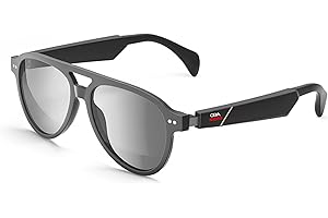 OBA SECURITY Oba-F22 Gafas Bluetooth con Altavoz y micrófono Integrados Audio Wireless IP57 Impermeables Diseño Unisex Polarizadas