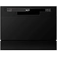 Table top dishwasher, 6 place settings and 6 programmes - Black