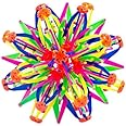 MunchieMoosKids Rainbow Coloured Expanding Scalable Variable Magic Flower Ball, Mini Rings Sphere Magic Ball for Kids