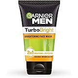 Garnier Men, Face Wash, Brightening & TurboBright Double Action, 100 g