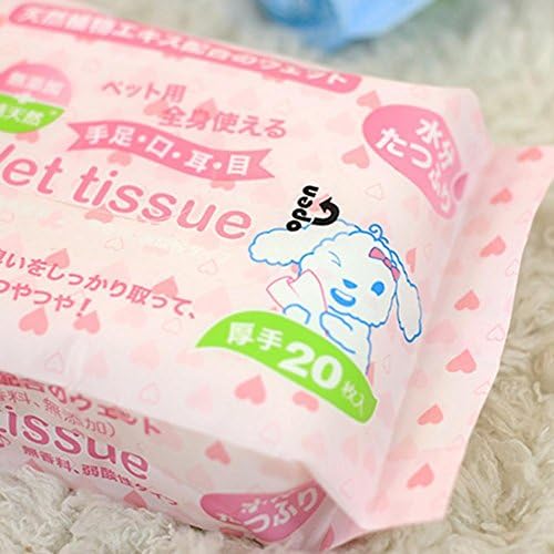 HYGMall Pet Wet wipes Cat pet Supplies Dog cleaning wet tissues wet tissues for dogs and cats Grooming cleaning health