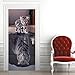 Produktbild LCHZD Türtapete Selbstklebend Türposter 3D Selbstklebend Fototapete Innentür Türplakate Katze Tiger 90 * 200Cm