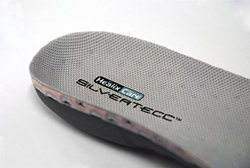 Healix Silver ControTecc Insoles | Firm Arch Support | Anti-Microbial Top Cover