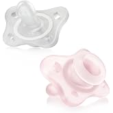 Chicco PhysioForma Newborn Pacifier 0-2 Months, Baby Pacifier 0 Months Silicone, Pacifiers 0-6 Months, Pack 2 Pieces, Physiol