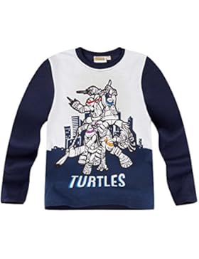 Ninja Turtles Jungen Langarmshirt 2016 Kollektion - marine blau