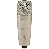 Behringer C-1U profesyonel mikrofon USB A kondansat&ouml;r ve geniş diyafram