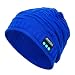 Produktbild Music Headset Beanie Bluetooth,Winter Beanie mit Wireless Stereo Bluetooth Kopfhörer 4.2 In Ear Kopfhörer und integriertem Akku ompatibel für Damen,Herren und Unisex (Blau)