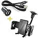 Produktbild KFZ-Halterung & 2in1 Schnell-Ladeset mit 2 Ampere für Navigationsgeräte mit einer Größe von 4,3 bis 6 Zoll und Micro-USB Anschluss