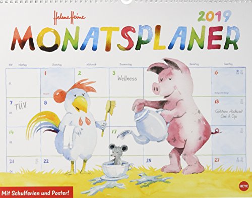 Preisvergleich Produktbild Helme Heine Monatsplaner - Kalender 2019