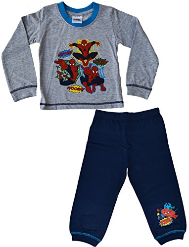 Boys Spiderman Long Pyjamas[18-24 Months]
