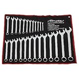 Neilsen CT0441 Spanner Set-25 Piece 6-32mm Full Polish Finish, Silver, 1 Pack/S