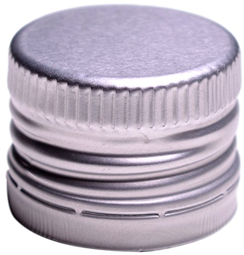 24er Set leere 250 ml Maraska Glasflaschen incl. Schraubverschluss Silber und 28-seitige Flaschendiscount-Rezeptbroschüre Likörflaschen Schnapsflaschen Essigflaschen Ölflaschen - 2
