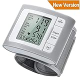 Blood Pressure Monitor, ATMOKO Wrist Blood Pressure Monitor for Home Use with Large Cuff (13.5cm-21.5cm),One-Key Easy Operation with 60 Measurement Memory 3 Year Warranty