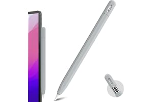 BEAUDOM Custodia in silicone per Apple Pencil USB-C Custodia Apple Pencil USB C Antiscivolo Case Compatibile con Apple Pencil USB-C (Grigio)