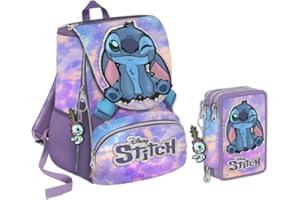 VARZI Seven School Pack Zaino + Astuccio Sj Gang Nuova Collezione Zaini Per Ragazze E Ragazzi