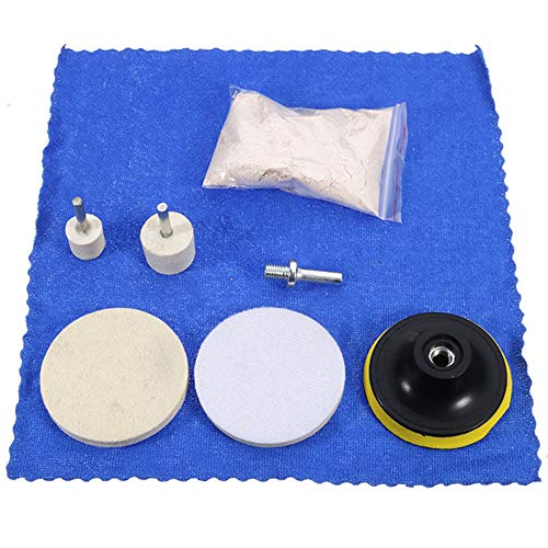 Kit Lucidatura Vetro Con Polvere Di Ossido Di Cerio | Per Fari Auto, Parabrezza E Specchi
