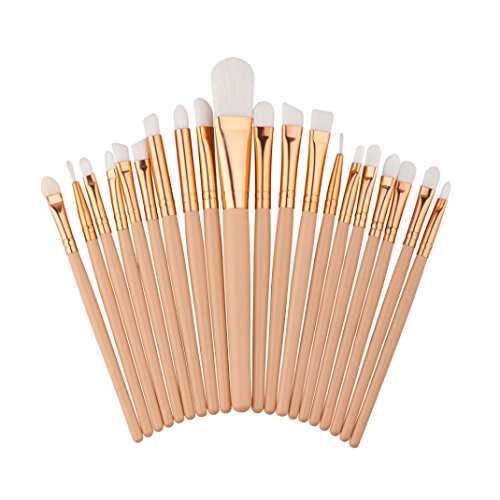 Jamicy® 20pcs Make-up Pinsel Foundation Augenbraue Eyeliner Blush Kosmetik Concealer Pinsel