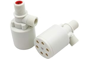 MASXIRCH 2 Paquetes de VáLvula de FlotacióN AutomáTica Controlador de Nivel de Agua Tanque de Lavado de Coche VáLvula de Control de Flotador (3/4 Pulgadas)