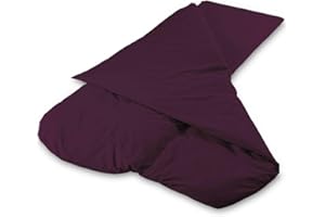 Duvalay (4cm Memory foam sleeping bag 4.5tog in Plum From Hilary Devey's Dragons Den Investment