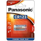 Panasonic CR123 batteria al litio cilindrica per dispositivi leggeri con elevato fabbisogno energetico come rilevatori di fum