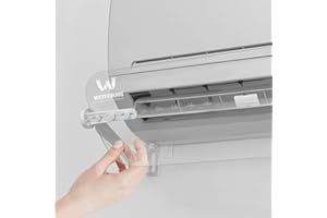 Witforms Split Air Conditioner Deflector Classic Model, Easy Installation Without Punching For Wall, Adjustable Size To Fit All Types And Sizes Of Air Conditioners