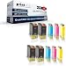 Produktbild 10x kompatible Tintenpatronen für Epson Stylus Office BX 635 FWD BX 925 FWD BX 935 FWD Epson Stylus SX 525 WD SX 535 WD SX 620 FW Black Cyan Magenta Yellow - T 1301 T 1302 T 1303 T 1304 - Color Quantum Serie