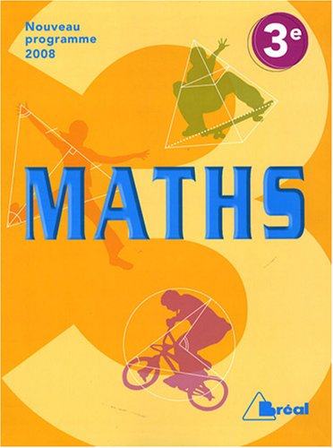 Maths 3e : Programme 2008