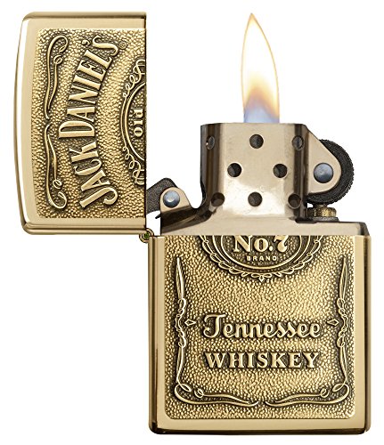 Zippo 1350003 Feuerzeug Jack Daniel’s Label Brass - 3