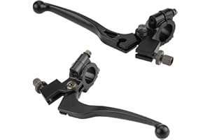 MOUMOUTEN bremshebel Motorrad, Kupplungshebel, 22 mm 7/8-Zoll-Kupplungshebel aus eloxiertem Aluminium, klappba(50-125 cc)Motorrad Zubehör