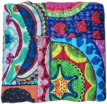 Yuvancrafts Multi Color Baby Quilt Warm and Snuggly Toddler Blanket Screen Printed Crib Comforter for New Born Boys & Girls Bed Covers