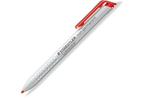 STAEDTLER 768N-2 Lumocolor Omnichrom Non-Permanent Lead Holder - Red, 3mm (Single Pencil)