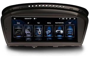Erisin 8.8" Android 12 8-Kern Autoradio GPS Navi für BMW 3er E90 E91 E92 E93 5er E60 E61 6er E63 E64 CCC Unterstützt IPS Screen iDrive Bluetooth 5.0 DAB+ CarPlay Android Auto DSP WiFi 4GB RAM+64GB ROM