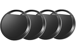 SUOXIOM 4PCS Air Tracker Tag KeyFinder Smart Bluetooth Tag, wasserdichtes Item Finder Mini Tracker Kompatibel mit Apple Wo ist es? APP (nur iOS) für Koffer, Taschen, Gepäck, Pässe