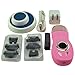 Carejoy Blue Light Hair Removal Painless Hair Remover Personal Care Professional Full Body Blue Light Heating Hair Removal Device with 4 Wide Tips, 2 Narrow Tips, 2 Buffer Pads, UK Plug (Pink)