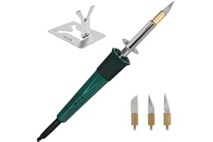 WINONS Taglierina Professionale per Plastica WHK0007,Taglia Polistirolo a Filo Caldo Professionale, Taglierino di Precisione (Kit da 5)