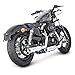 Produktbild Auspuff Schalldämpfer Miller Custombike für Harley Davidson Sportster 883 Iron (XL 883 N) 14-16 Edelstahl