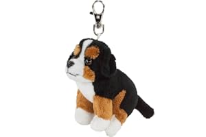 ‎TEDDYS ROTHENBURG Teddys Rothenburg Schlüsselanhänger Berner Sennen Hund 9 cm schwarz/weiß/braun Plüschtier Plüschhund