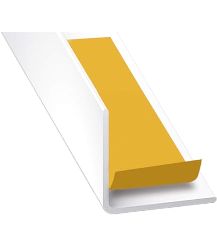 Cornière PVC Chêne Clair 30x30mm - Longueur 1m - Pour Décoration Et Finition Intérieure - Résistante à L'Eau