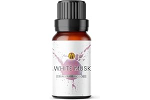 AROMA ENERGY White Musk Fragrance Oil, 100ml - Use in Aromatherapy Diffuser, Home Made Making, Potpourri, Candle, Soap, Slime, Bath Bomb, Air Freshener