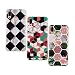 Produktbild Misstars 3X Hülle für Xiaomi Redmi Note 6 / Note 6 Pro Marmor, Weich TPU Silikon Handyhülle mit IMD Technologie Schutzhülle Flexible Dünn Backcover, Tropical Forests+Geometric+Schwarz Weiß Gitter