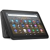Hülle von Amazon für das Fire HD 8-Tablet (nur kompatibel mit Tablets der 12. Generation, 2022), schwarz