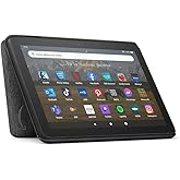 Hülle von Amazon für das Fire HD 8-Tablet (nur kompatibel mit Tablets der 12. Generation, 2022), schwarz